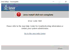 java install error 1603 windows 7 x64