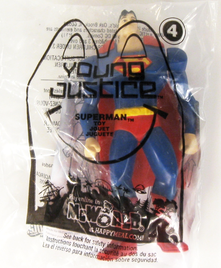 Toys and Stuff: McDonald's 2011 Young Justice #4 Superman