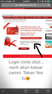 Langkah Cara Tukar Kad Debit Cimb Secara Online