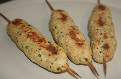 arrosticini pollo (o tacchino) e zucchine