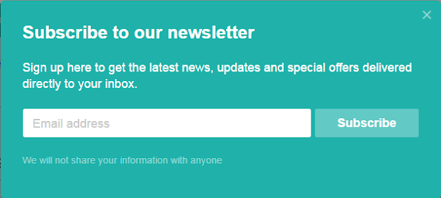 Email and newsletter subscribe widget for blogger 
