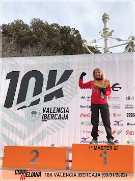 MAGDA VILA, 1ª W65, MARATÓN, MEDIO MARATÓN VALENCIA 2021 Y 10K VALENCIA 2022