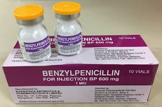 Benzylpenicilin, Kegunaan, Dosis, Efek Samping