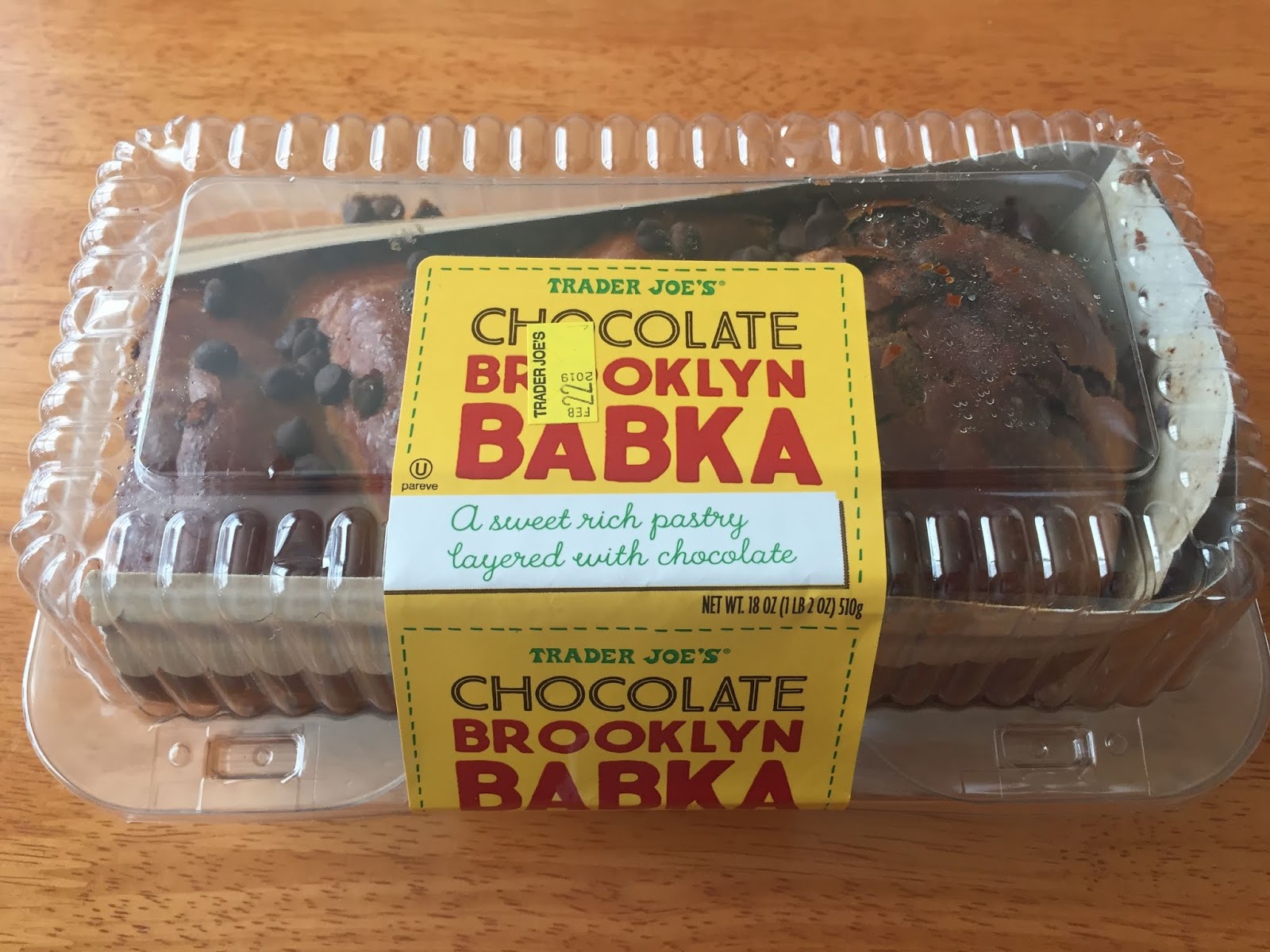 Trader Joe's Chocolate Brooklyn Babka
