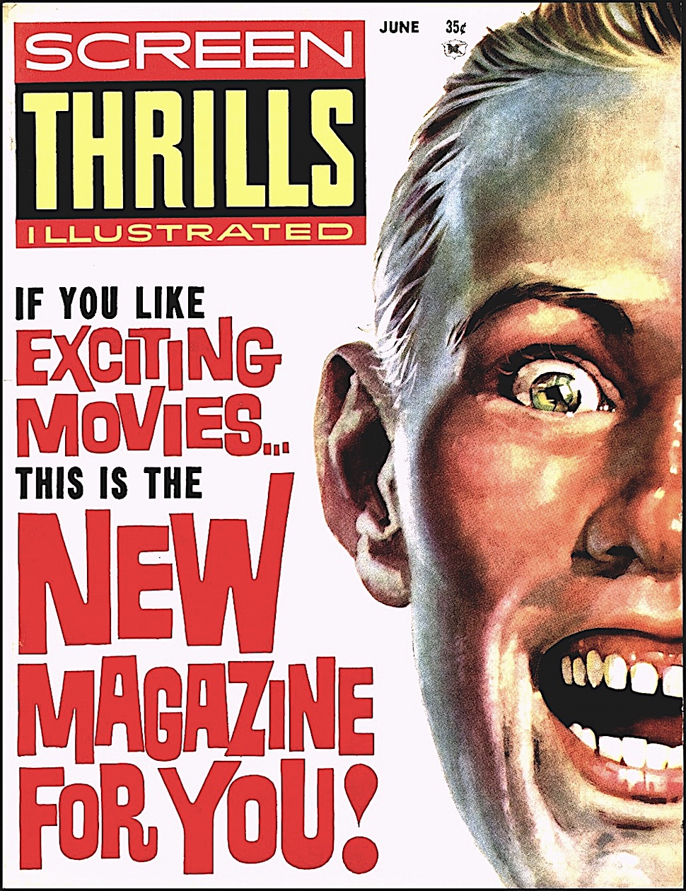 Basil Gogos 1962 a Basil Gogos illustration for Screen Thrills 1962
