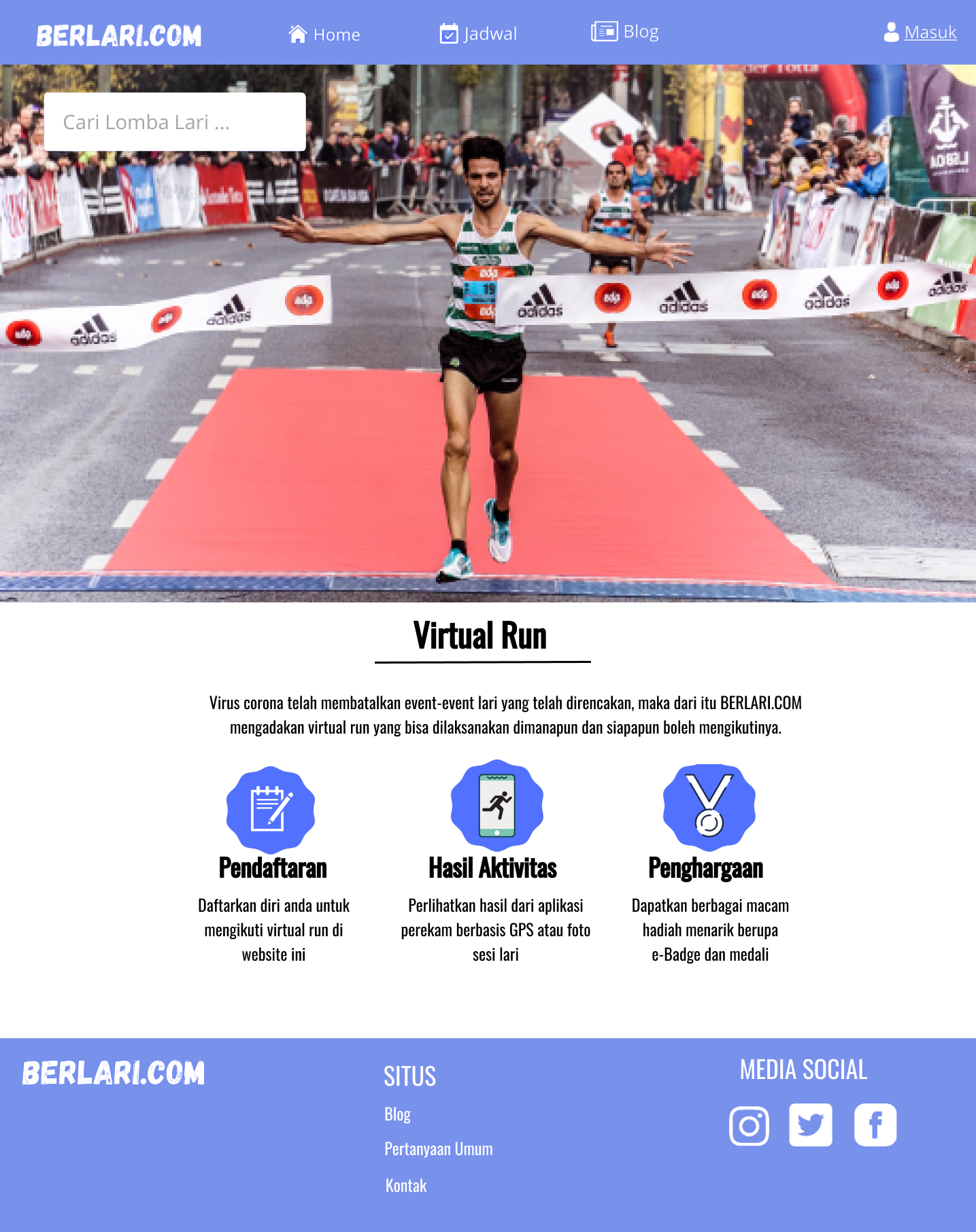 Teknik Informatika: HASIL DESIGN WEB BAGIAN HALAMAN UTAMA