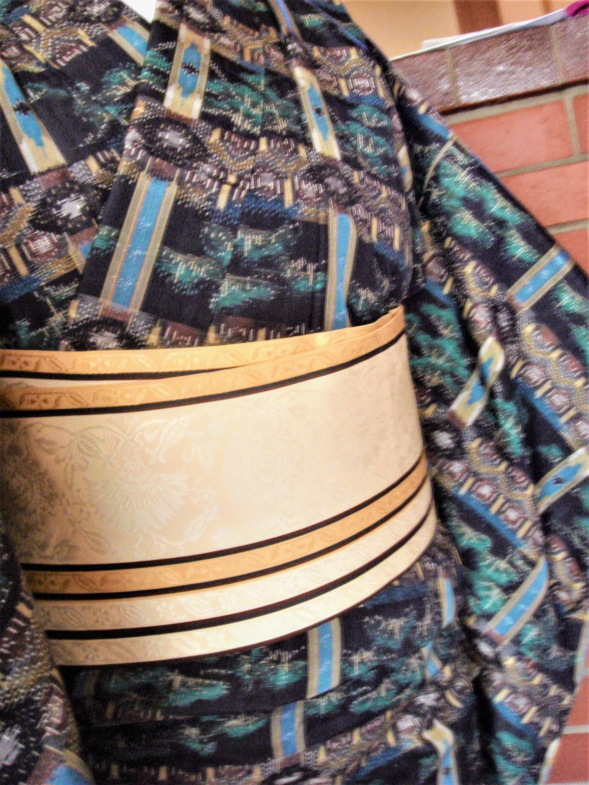 暑い日の十日町紬、稽古の着物～好みの変化|50代60代の普段着物～母の 