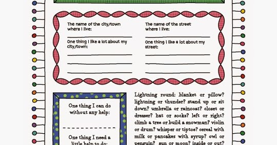Adventures in Guided Journaling: Printable journal pages for kids