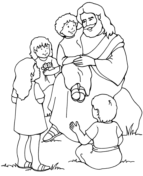 Jesus+and+kids+coloring+pages+Picture.gif title=