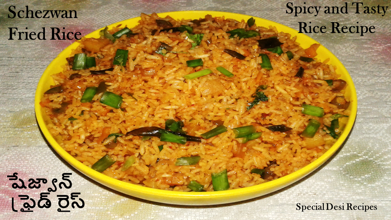 schezwan fried rice special desi recipes Special Desi Recipes