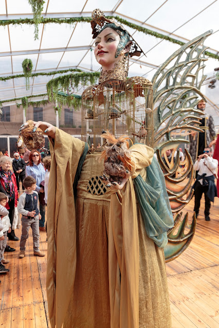 Шествие Гигантов в Испанской деревне, Барселона (Diada Gegants Poble Espanyol Barcelona)