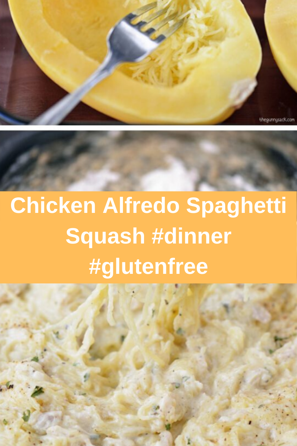 Chicken Alfredo Spaghetti Squash