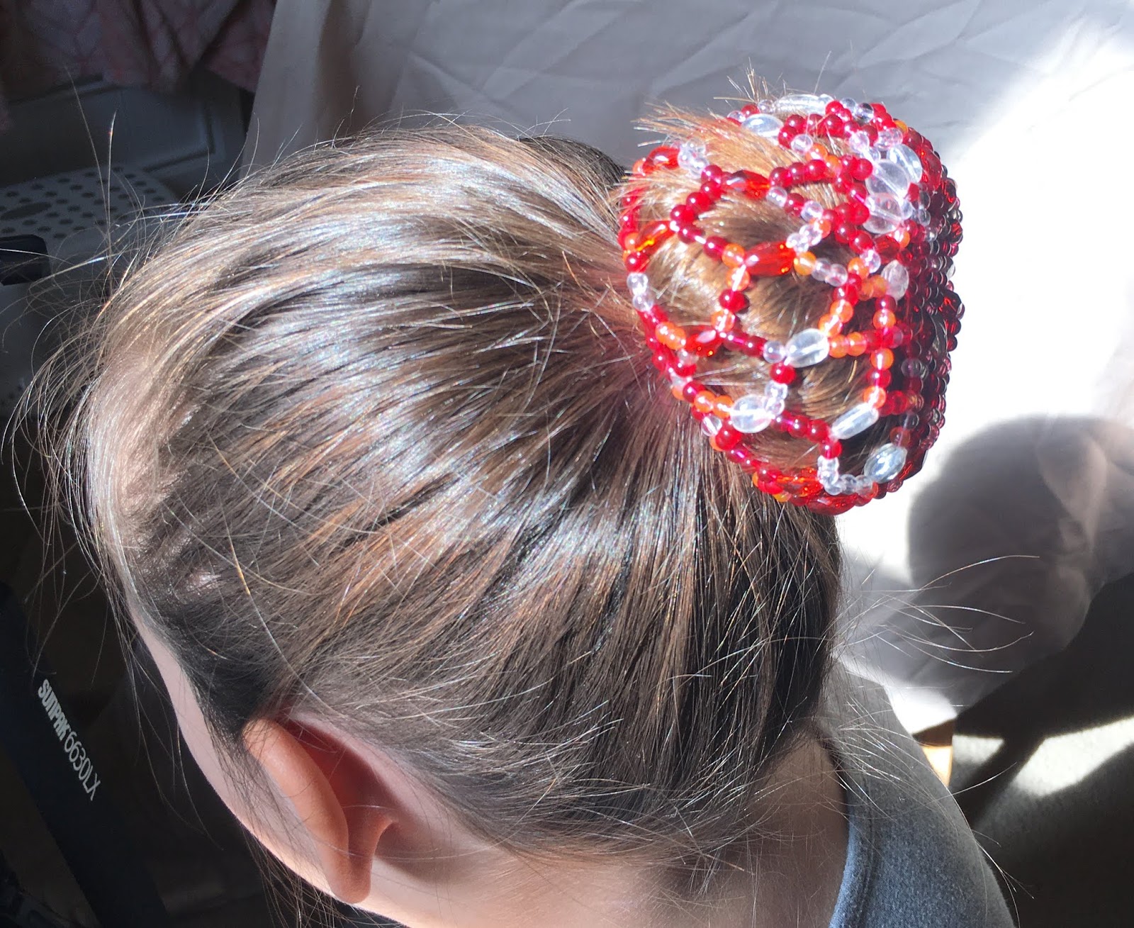 A Beaded Cover for Hair Buns