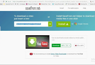 Download from YouTube using ss