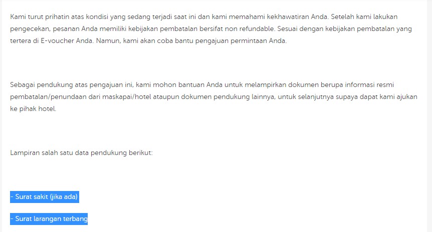 Surat Pengajuan Refund Guru Paud
