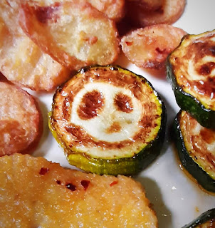 Courgette smiley