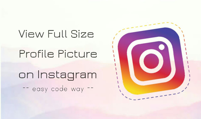 Instagram Profile Picture Size - Full,View