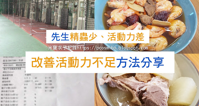 【認真分享老公養精】報告說精子數量少、精蟲活動力不足，關於食物、營養素、運動