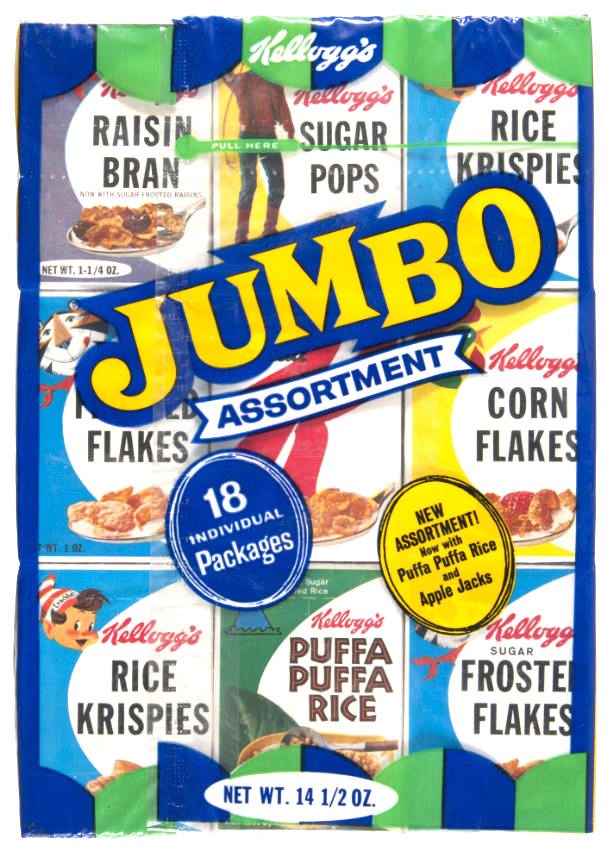 Brady's Bunch of Lorain County Nostalgia Kellogg’s Jumbo Assortment Ad May 1969