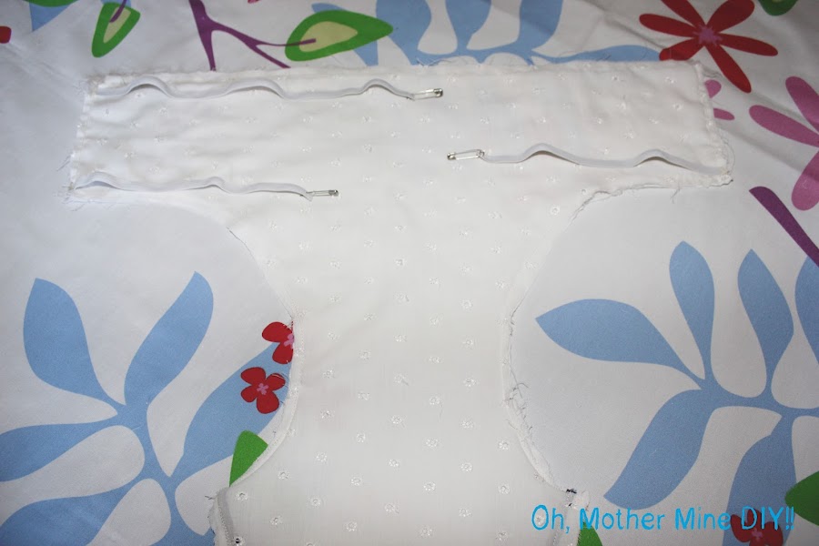 diy cubre pañales bebé