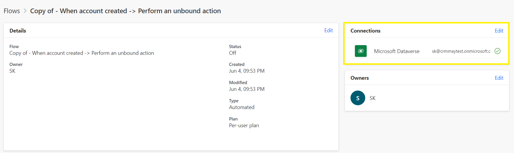 SHREWAYS Power Automate Connection References missing in Dataverse