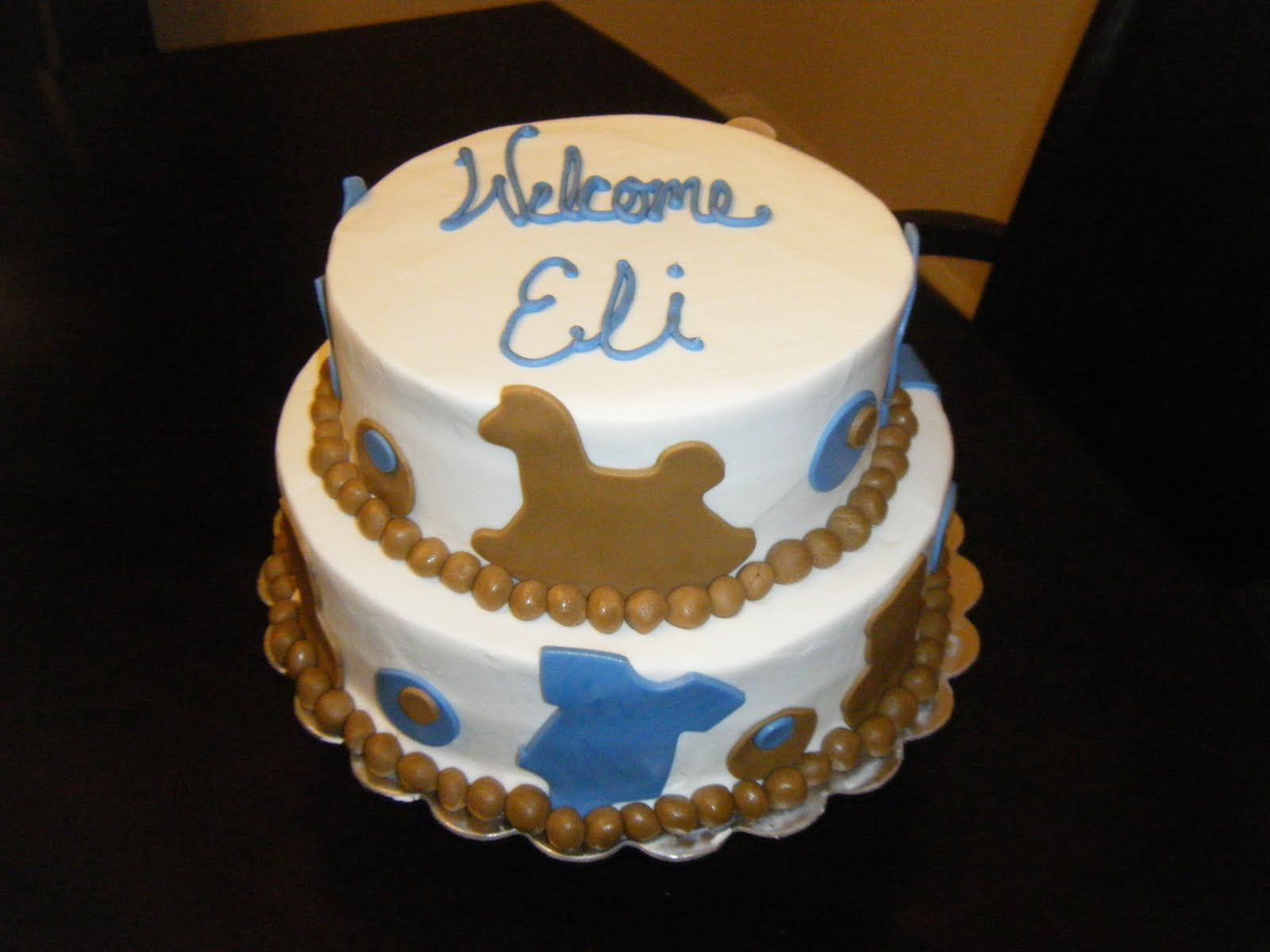 Jessica's Cakealicious Cakes Baby Boy Cake