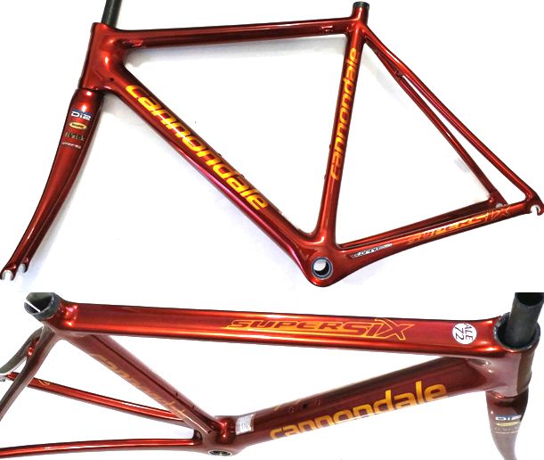 cannondale supersix red cromo