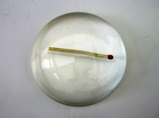 Custom made paperweight for a matchstick