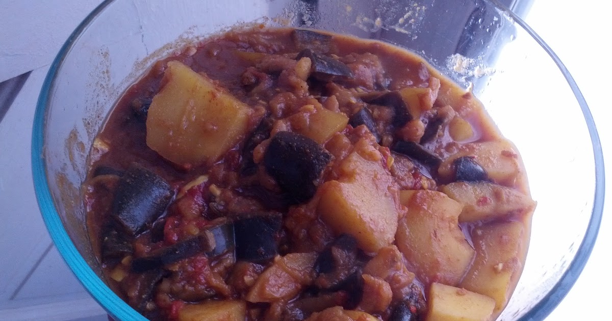 The Vegan Hog Blog Indian Spiced Eggplant with Potatoes