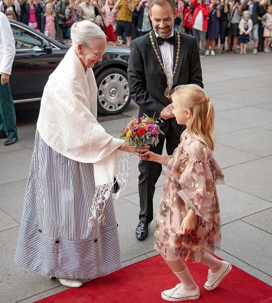 Queen Margrethe II of Denmark attended the opening gala of Aarhus Festival