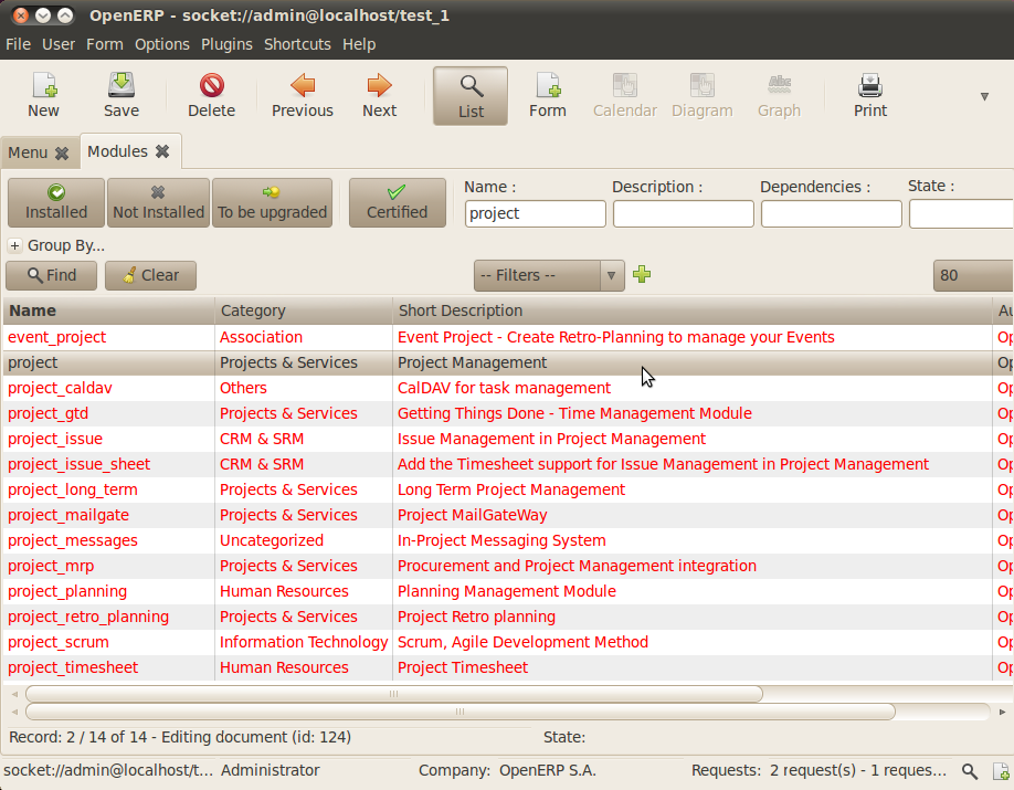 OpenERP Installation Guide