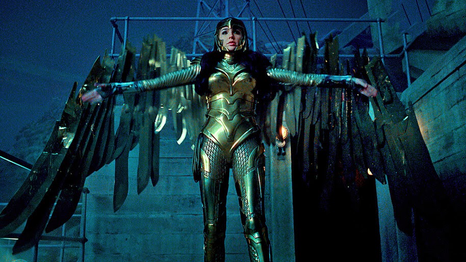 Wonder Woman 1984, Gal Gadot, Golden Armor, Wings, 4K, #7.1568