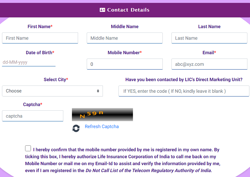 LIC 856 Plan (PMVVY) Form Download PDF / Premium Calculator at licindia.in