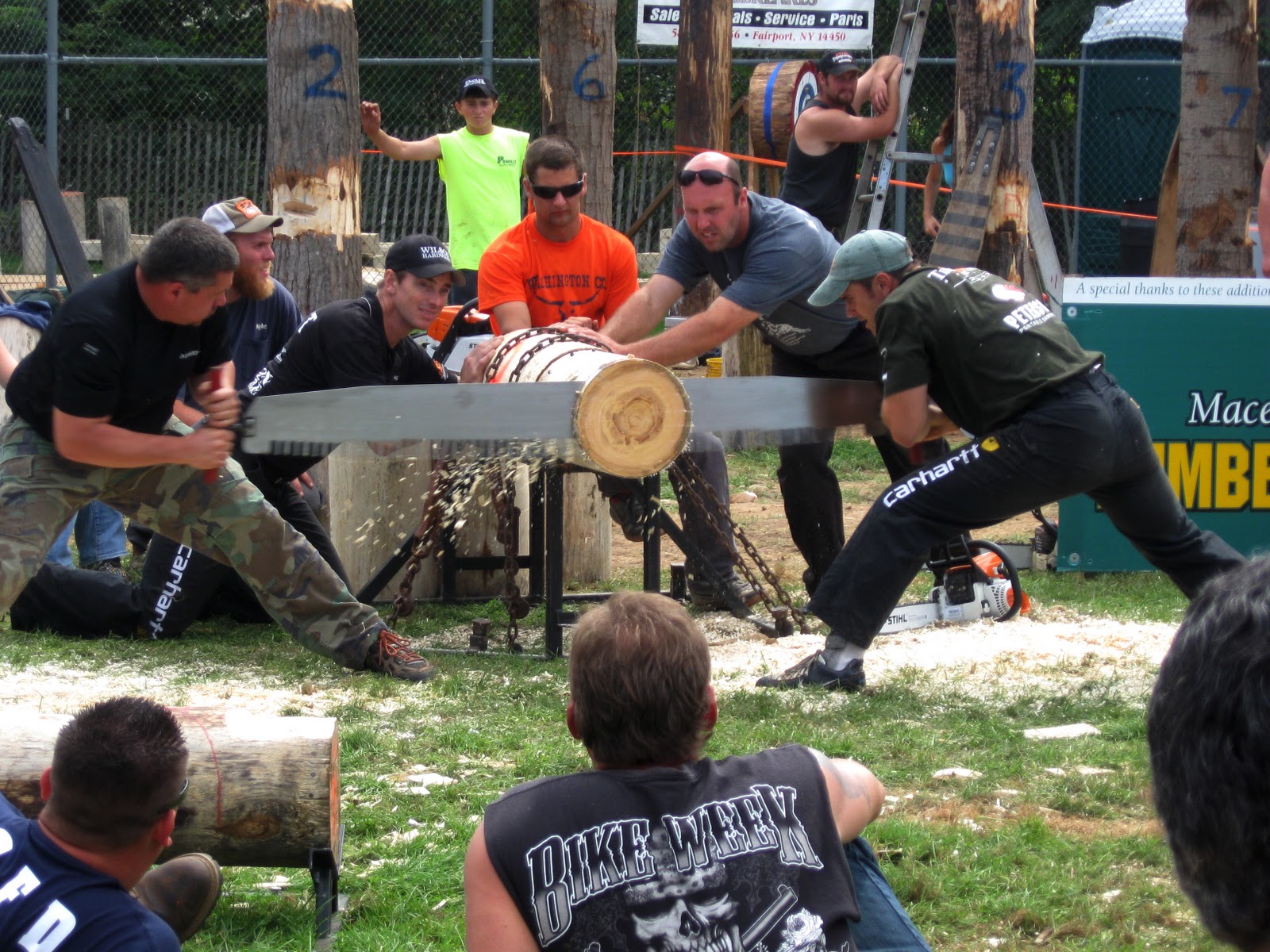 Simon and Ivan The Macedon Lumberjack Festival