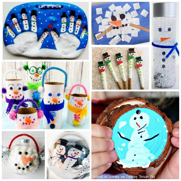 Snowman Playdough Kit - Buggy and Buddy