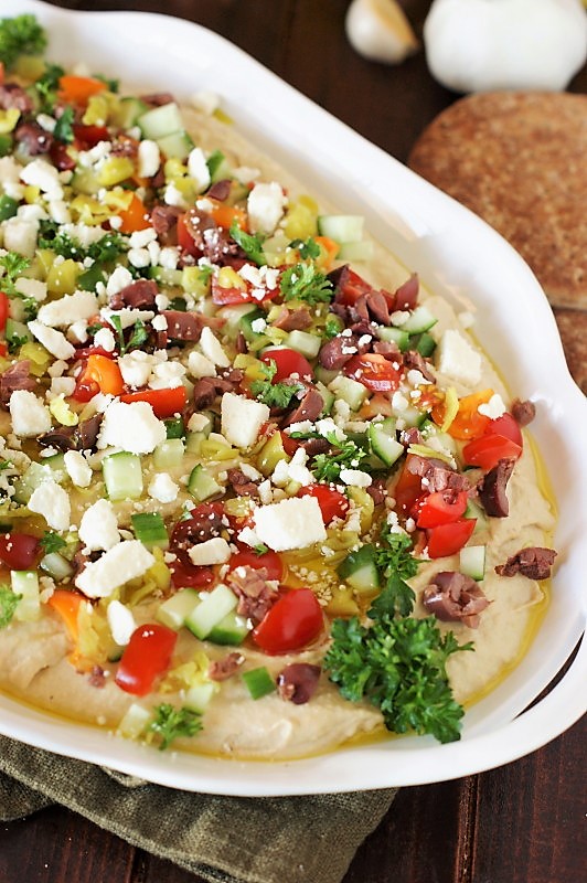 Loaded Hummus Dip The Kitchen is My Playground