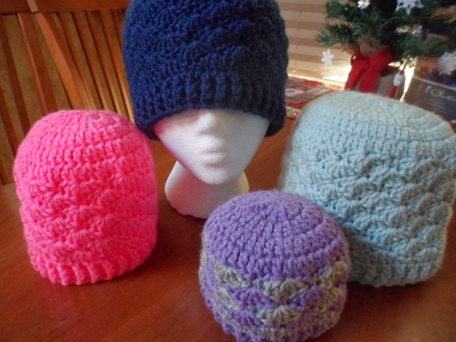 SHELL STITCH BEANIE CROCHET PATTERN