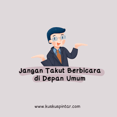 Takut Berbicara Di Depan Umum