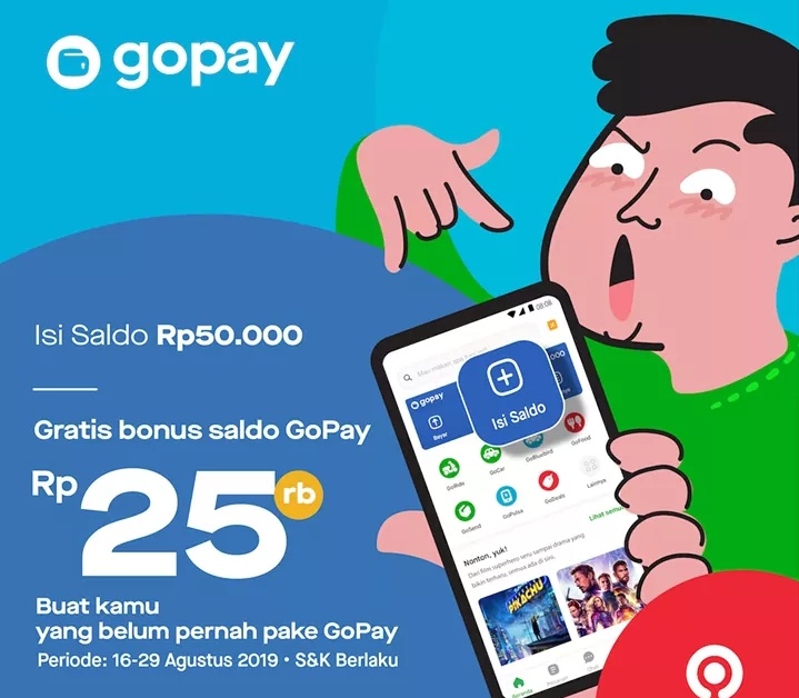 Cara Mendapatkan Saldo Gopay Gratis Cara Mengisi Paket Internet