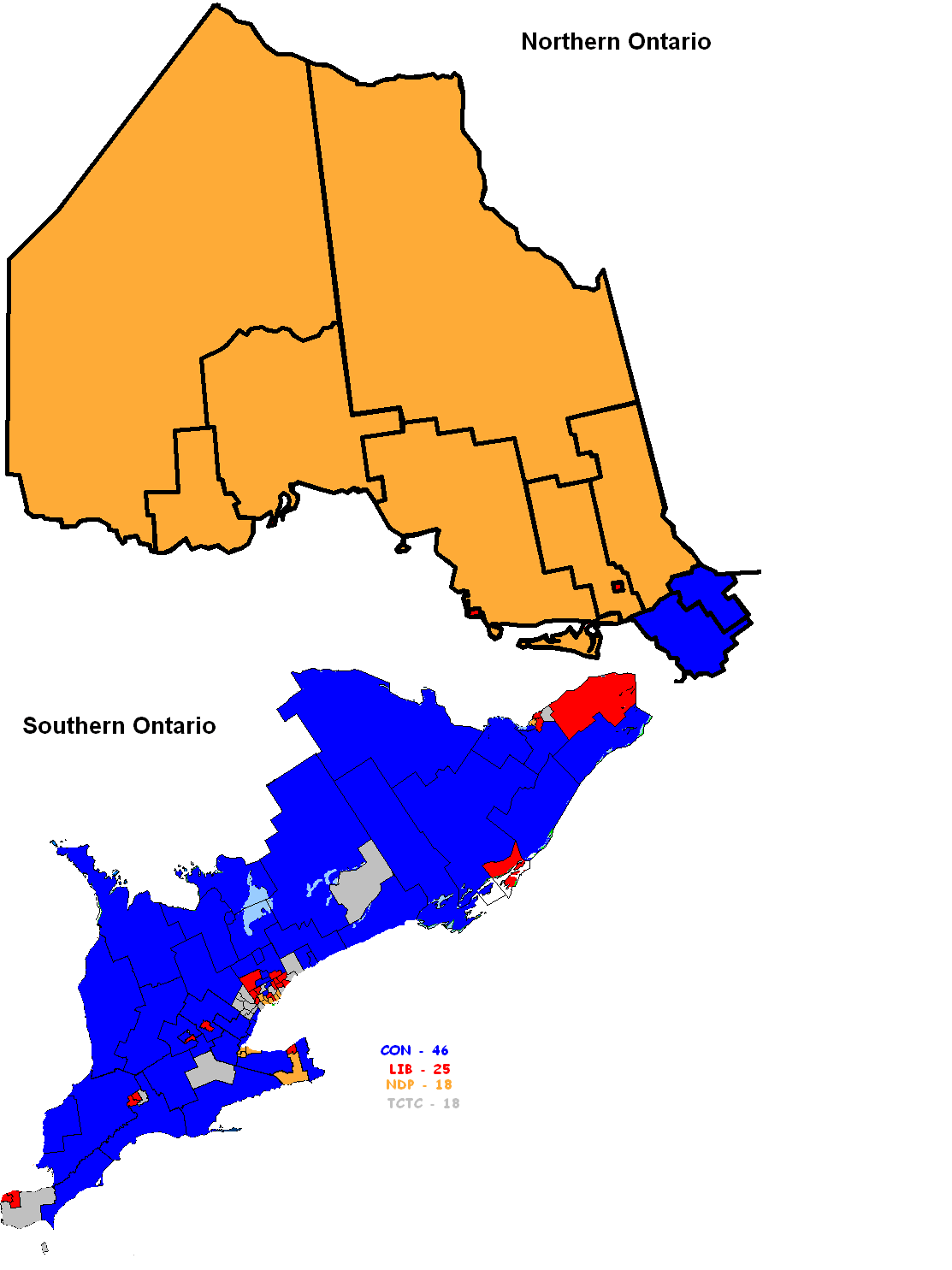 Canadian Election Atlas: Ontario election 2011