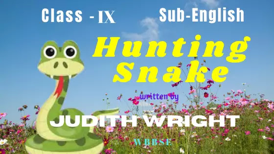 hunting snake by judith wright