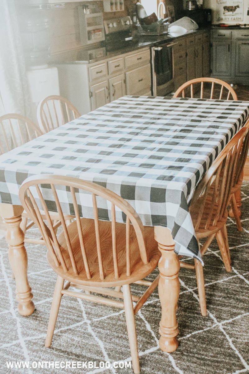 Country/Shabby Chic Dining Room | On The Creek Blog