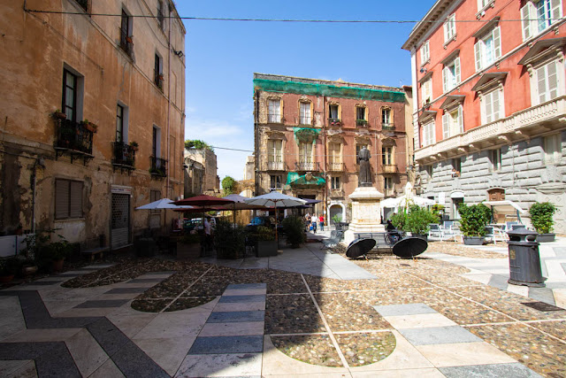 Piazza Carlo Alberto-Quartiere Castello-Cagliari