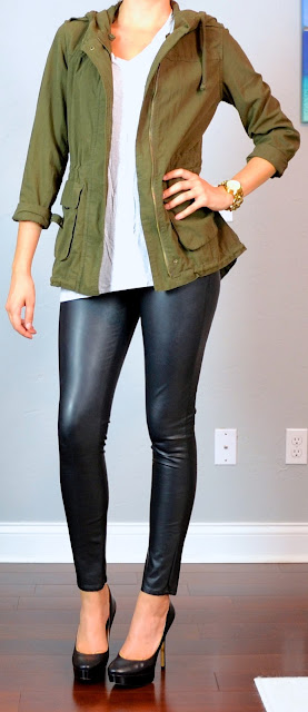 guest post - sister week: leather pants - 4 ways | Outfit Posts
