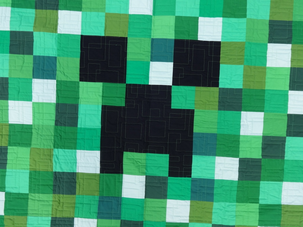 Inch by Inch Quilting Owen’s Creeper quilt