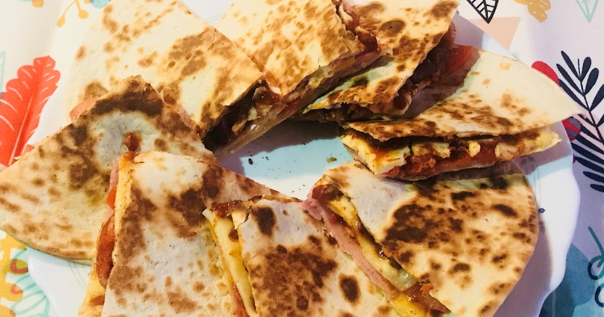 Laura y sus cacharros Quesadillas de chili con carne y chorizo