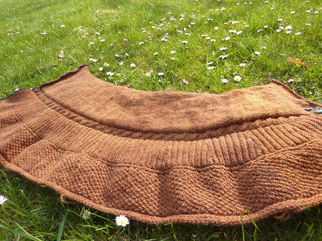 Wolle Natur Farben Meridien Kal Volant Fertig Gestrickt