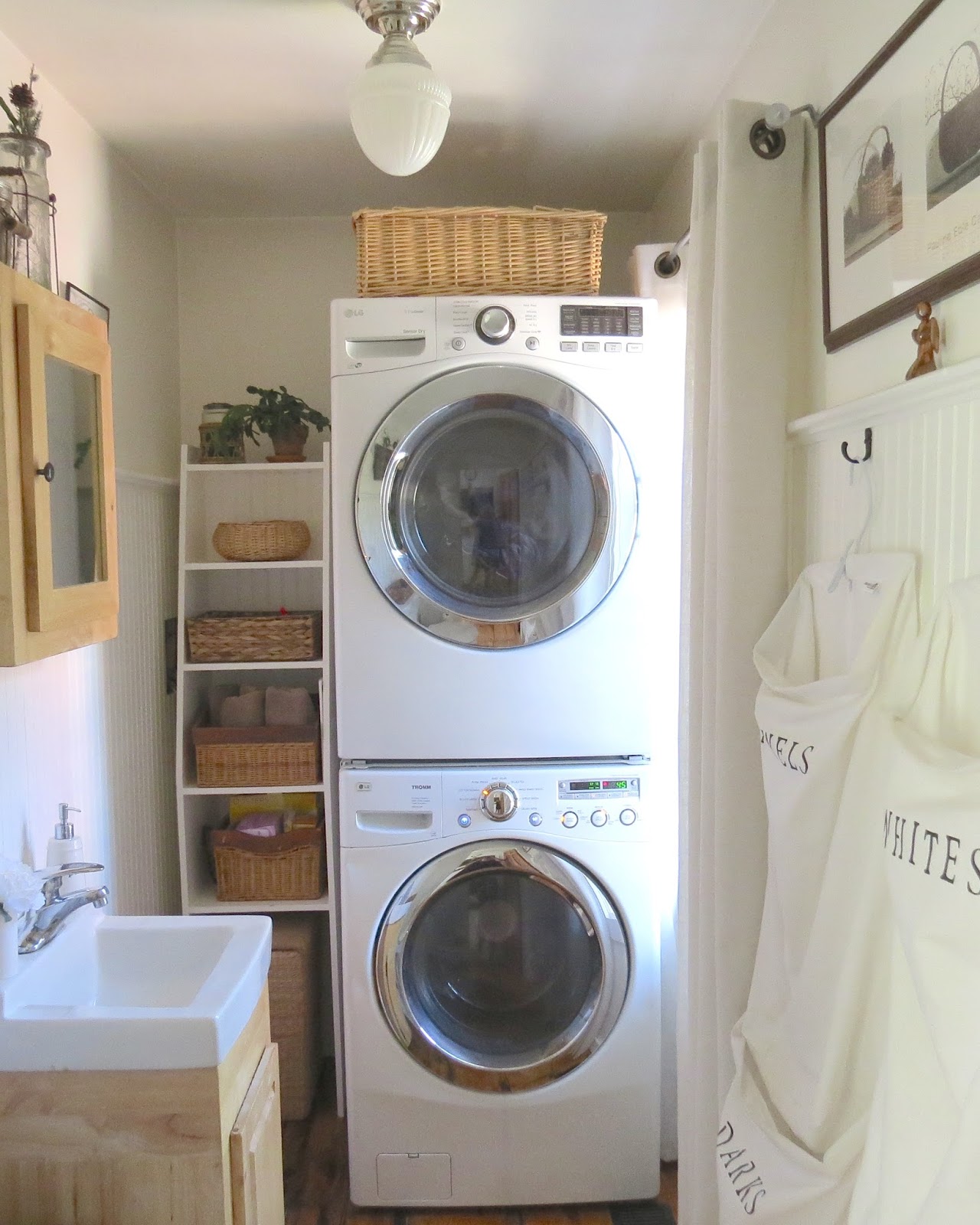 The Long Awaited Home Teeny Tiny Laundry Room Solutions