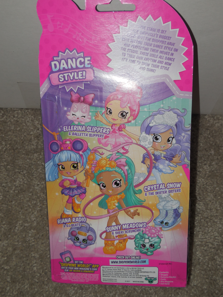 shopkins shoppies dance style