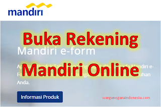 Login eform.bankmandiri.co.id Buka Rekening Mandiri Online ...